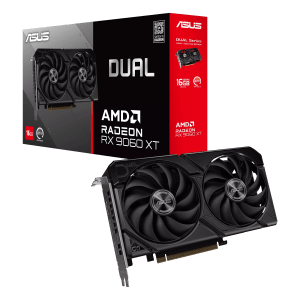 Placa de Video ASUS AMD Radeon DUAL RX9060XT 16GB Placa de Video ASUS AMD Radeon DUAL RX9060XT 16GB