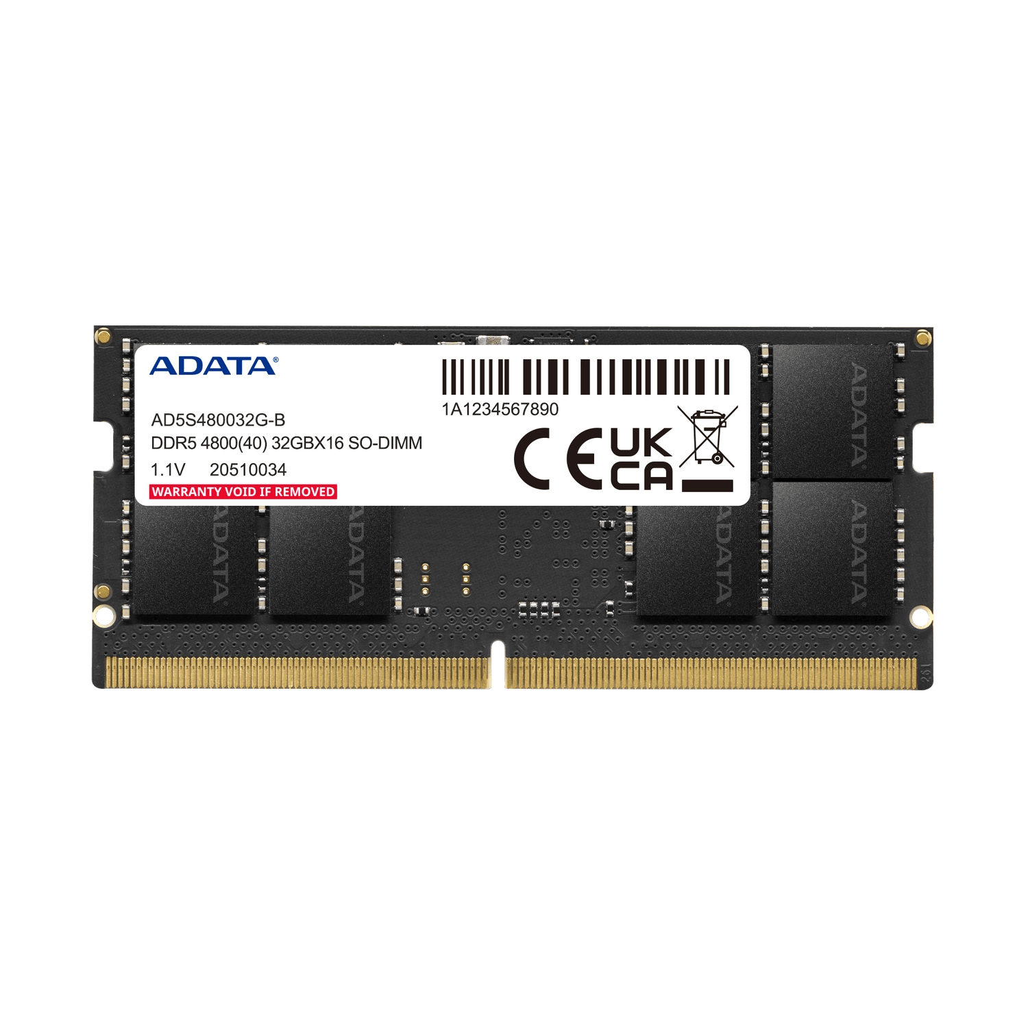 Memoria Ram SODIMM ADATA 16GB DDR5 4800MHz CL40 1. Memoria Ram SODIMM ADATA 16GB DDR5 4800MHz CL40 1.