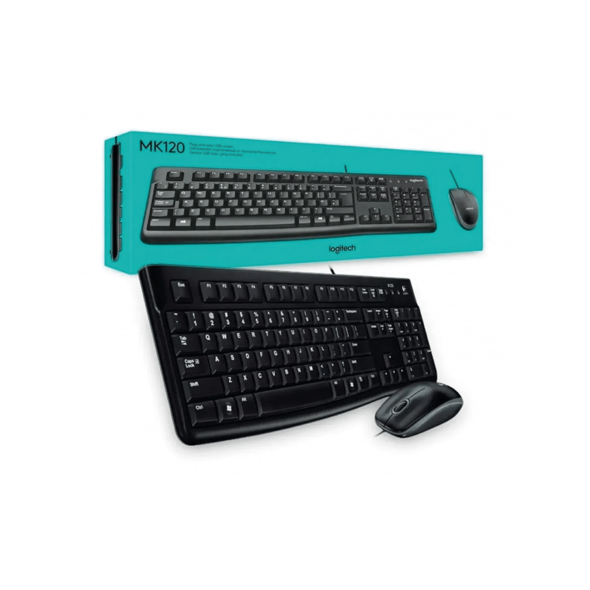 Combo Teclado y Mouse Logitech MK120 Español Combo Teclado y Mouse Logitech MK120 Español