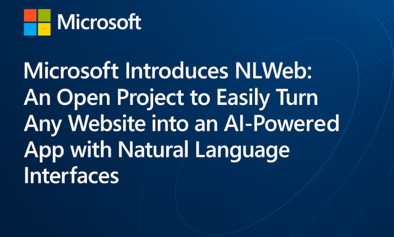 Microsoft releases NLWEB: An open project that allows developers to easily turn any website into an application with AI-capable natural language interface Microsoft releases NLWEB: An open project that allows developers to easily turn any website into an application with AI-capable natural language interface