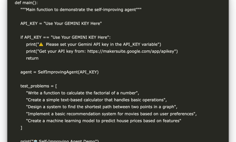 Guide to coding a self-improve AI proxy using Google’s Gemini API with Intelligent Adaptation Guide to coding a self-improve AI proxy using Google’s Gemini API with Intelligent Adaptation