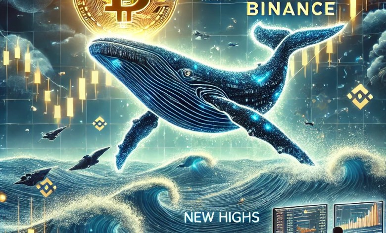 Large-scale whale activity detected on binary as Bitcoin tests new highs Large-scale whale activity detected on binary as Bitcoin tests new highs