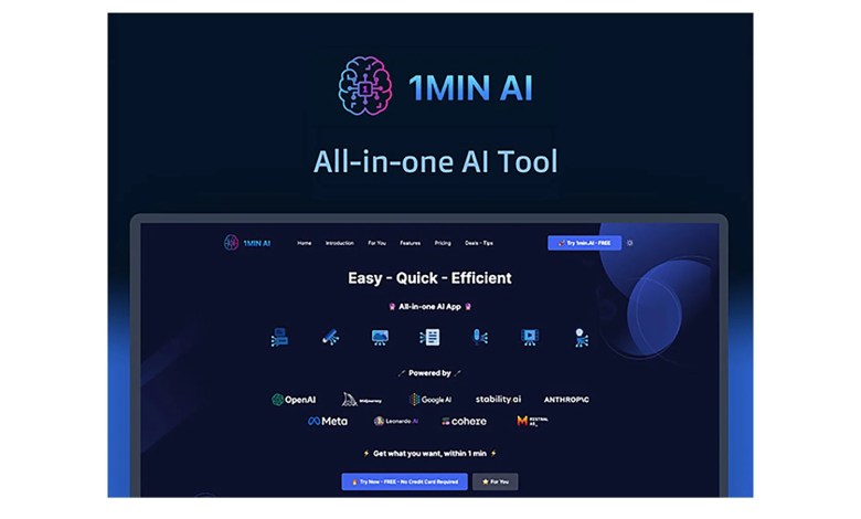 One-to-one AI platform 1Minai is now almost free, enjoying up to 87% of life access One-to-one AI platform 1Minai is now almost free, enjoying up to 87% of life access