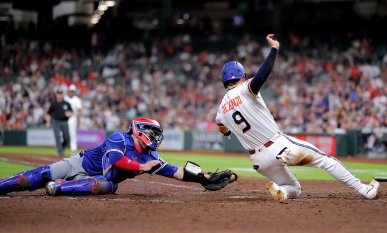 Zach dezenzo, win over jays on astros eye series Zach dezenzo, win over jays on astros eye series