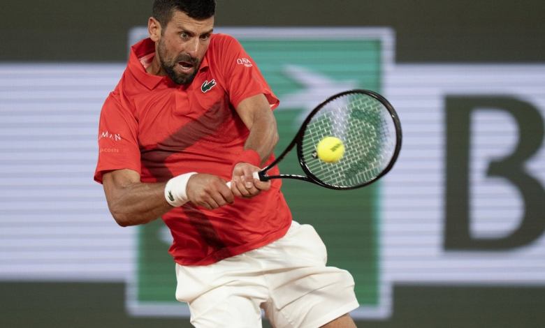 Novak Djokovic sent French Open Win No. 100, QFS Novak Djokovic sent French Open Win No. 100, QFS