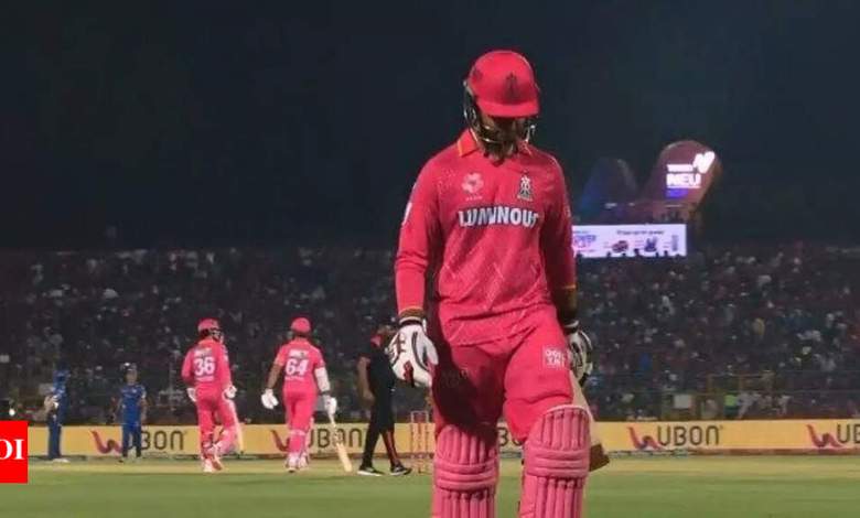 Rahul Dravid cannot hide disappointment as 14 -year -old Vaibhav Suryavanshi is a duck vs Mumbai for Indians. Cricket news Rahul Dravid cannot hide disappointment as 14 -year -old Vaibhav Suryavanshi is a duck vs Mumbai for Indians. Cricket news