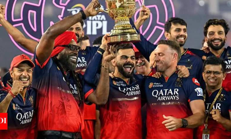 ‘This is equally his too’: Emotional Virat Kohli dedicated RCB’s IPL 2025 Triumph to AB de Villiers and Chris Gayle. Cricket news ‘This is equally his too’: Emotional Virat Kohli dedicated RCB’s IPL 2025 Triumph to AB de Villiers and Chris Gayle. Cricket news