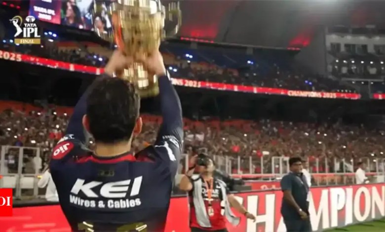 Virat Kohli loied the IPL Trophy to RCB: ‘It was paying rent after 18 years’ – Watch. Cricket news Virat Kohli loied the IPL Trophy to RCB: ‘It was paying rent after 18 years’ – Watch. Cricket news