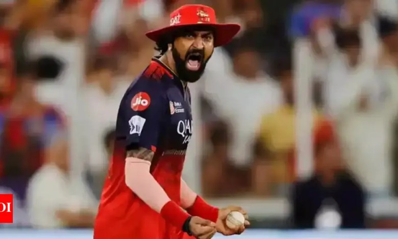 RCB man Friday: Krunal Pandya finalized IPL on his head RCB man Friday: Krunal Pandya finalized IPL on his head
