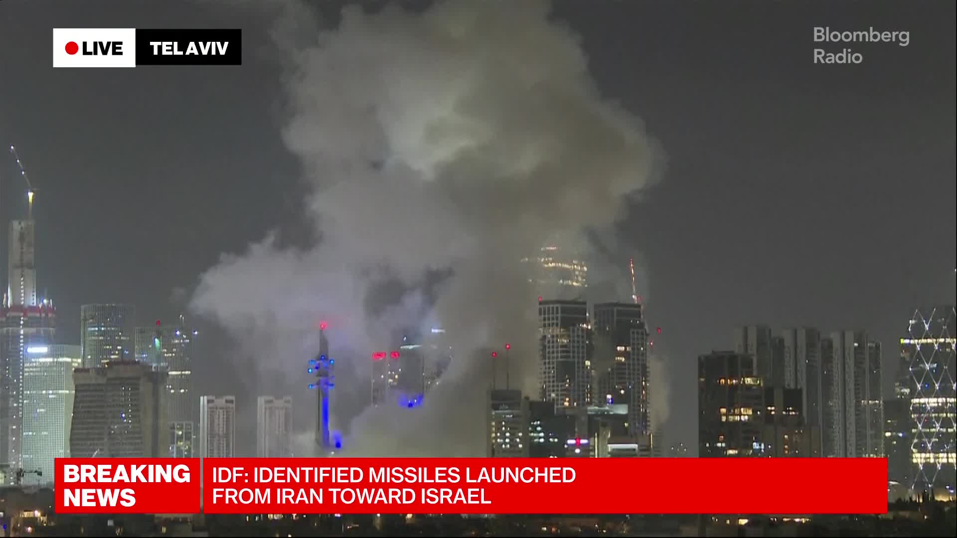 IDF Says 'All of Israel' Facing Iranian Missile Attack IDF Says 'All of Israel' Facing Iranian Missile Attack