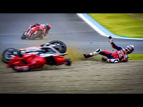 This MotoGP Bike Wrecked So Hard It Flew Into a Cameraman’s Tower This MotoGP Bike Wrecked So Hard It Flew Into a Cameraman’s Tower