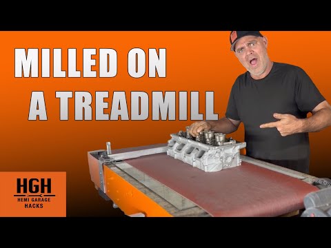 Yes, You Can Resurface Cylinder Heads with a Treadmill… If You’re Brave Yes, You Can Resurface Cylinder Heads with a Treadmill… If You’re Brave