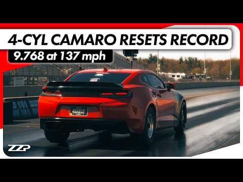 This Four-Cylinder Chevy Camaro’s 9.768-Second Quarter-Mile Is a New Record This Four-Cylinder Chevy Camaro’s 9.768-Second Quarter-Mile Is a New Record