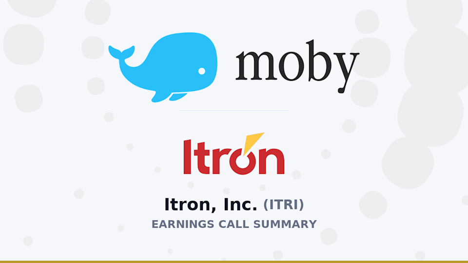 Itron, Inc. Q4 2025 Earnings Call Summary Itron, Inc. Q4 2025 Earnings Call Summary