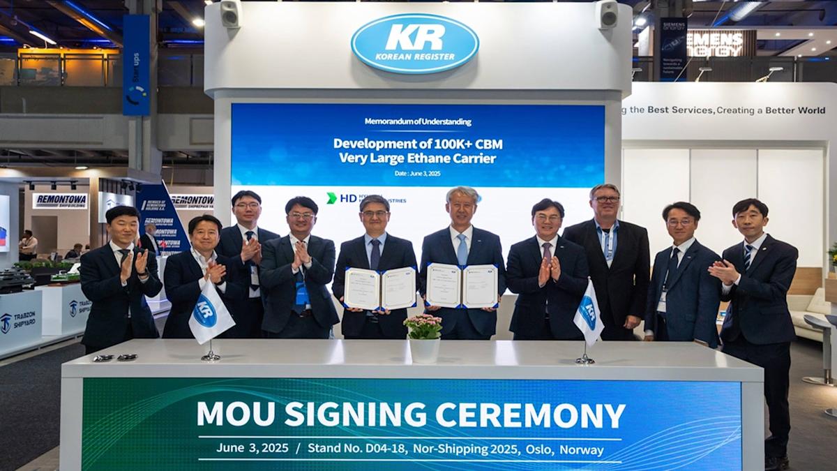 HD Hyundai Heavy Industries, Korean Register to jointly develop VLEC HD Hyundai Heavy Industries, Korean Register to jointly develop VLEC