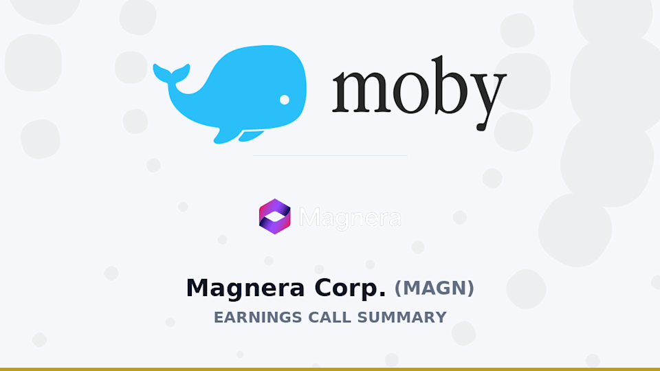 Magnera Corp. Q2 2026 Earnings Call Summary Magnera Corp. Q2 2026 Earnings Call Summary