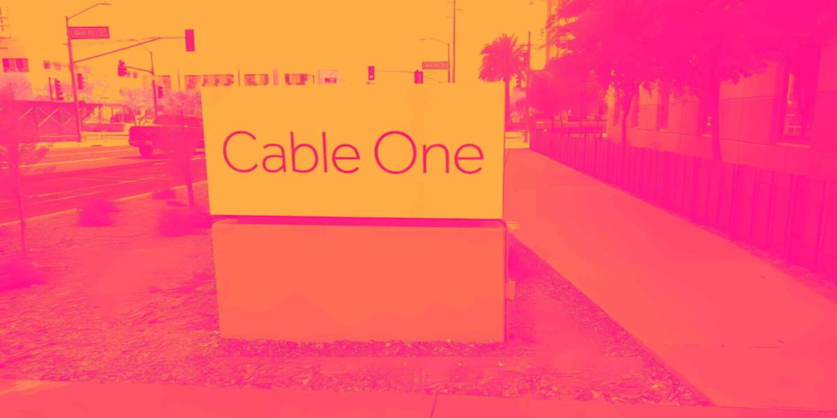 Why Cable One (CABO) Stock Is Trading Lower Today Why Cable One (CABO) Stock Is Trading Lower Today