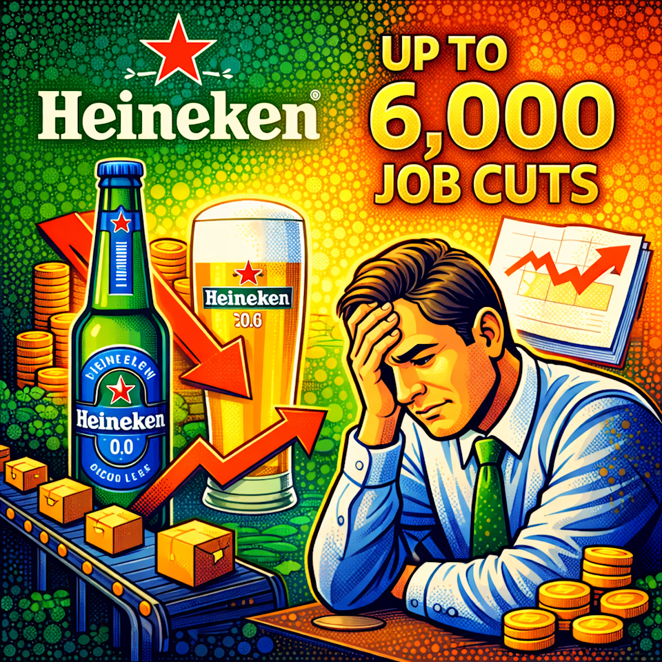 Heineken rises 6% on plans to cut 6,000 jobs as beer demand falls Heineken rises 6% on plans to cut 6,000 jobs as beer demand falls