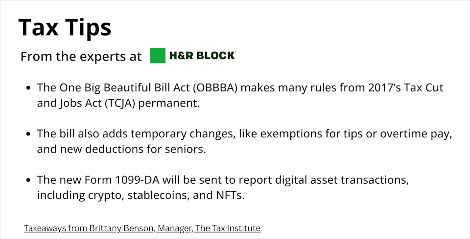 4 ways the One Big Beautiful Bill Act could lower your taxes 4 ways the One Big Beautiful Bill Act could lower your taxes