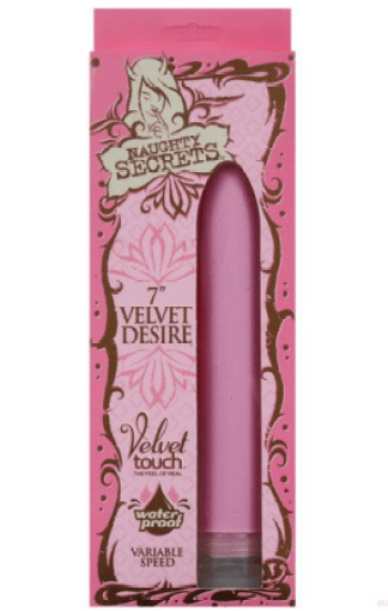 Velvet Desire 7in Vibe Pink Velvet Desire 7in Vibe Pink