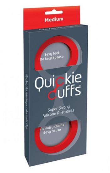 Quickie Cuffs Medium Red Quickie Cuffs Medium Red