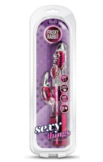 Sexy Things Frisky Rabbit Vibrator Pink Sexy Things Frisky Rabbit Vibrator Pink