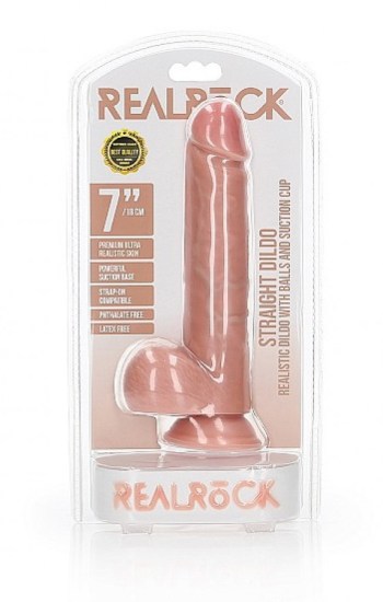 7 ” Cock With Balls – Regular Straight – Vanilla 7 ” Cock With Balls – Regular Straight – Vanilla