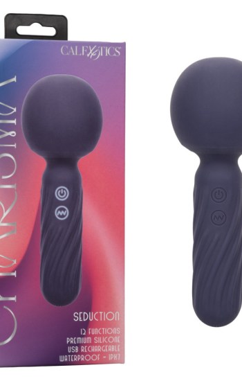 Charisma Seduction Rechargeable Silicone Massager Wand – Blue Charisma Seduction Rechargeable Silicone Massager Wand – Blue