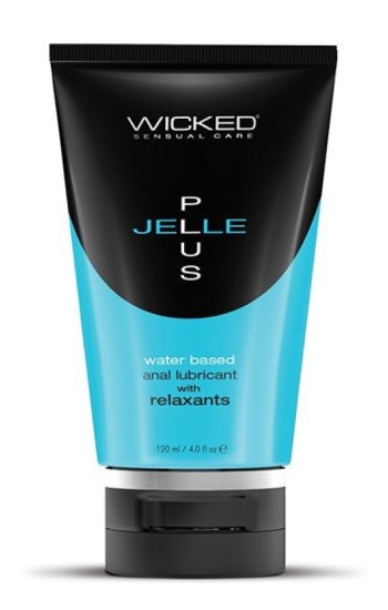 Wicked Sensual Care Jelle Plus Water Based Anal Lubricant with Relaxants – 4 oz Wicked Sensual Care Jelle Plus Water Based Anal Lubricant with Relaxants – 4 oz