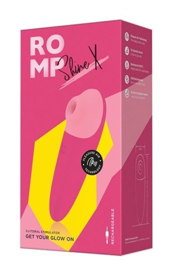ROMP Shine X Clitoral Vibrator – Pink ROMP Shine X Clitoral Vibrator – Pink