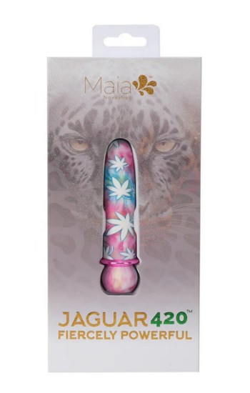 JAGUAR 420 Tie Die 10-Function Rechargeable Silicone Coated Super-Charged Bullet JAGUAR 420 Tie Die 10-Function Rechargeable Silicone Coated Super-Charged Bullet