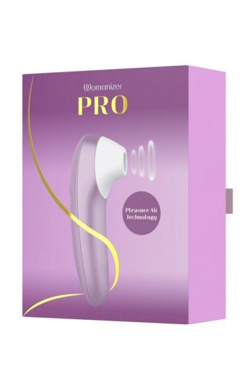 Womanizer Pro `Silicone Air Pulse Clitoral Vibrator – Lavender/White Womanizer Pro `Silicone Air Pulse Clitoral Vibrator – Lavender/White