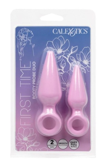 First Time Booty Silicone Probe Duo – Pink First Time Booty Silicone Probe Duo – Pink