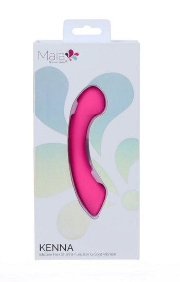 Kenna Silicone Flex Shaft 10-Function G-Spot Vibrator Pink Kenna Silicone Flex Shaft 10-Function G-Spot Vibrator Pink