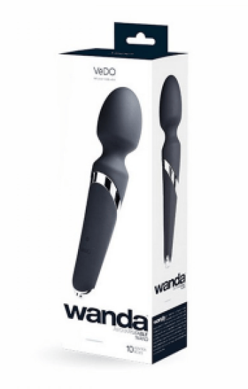 Vedo Wanda Rechargeable Wand Black Vedo Wanda Rechargeable Wand Black