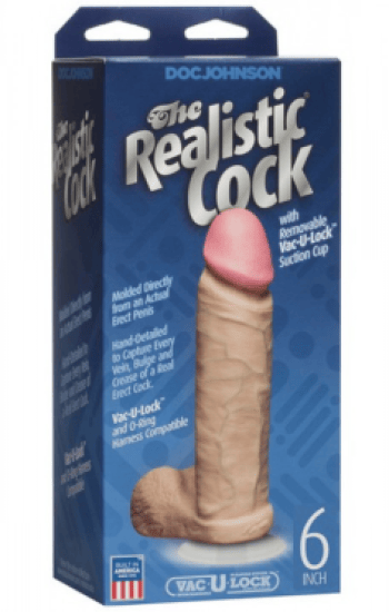 6in Realistic Cock With Balls 6in Realistic Cock With Balls
