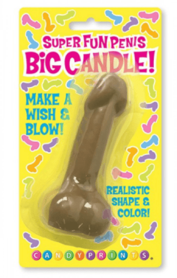 Super Fun Big Penis Candle Brown Super Fun Big Penis Candle Brown