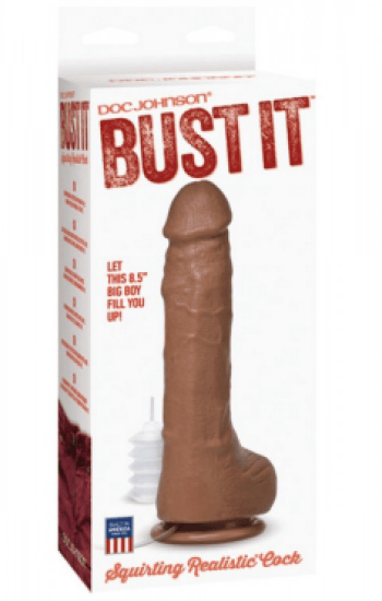 Bust It Squirting Realistic Cock Brown Bust It Squirting Realistic Cock Brown
