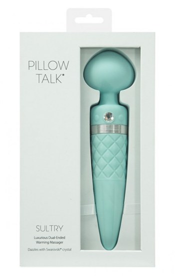 Pillow Talk Sultry Rotating Wand Teal Pillow Talk Sultry Rotating Wand Teal