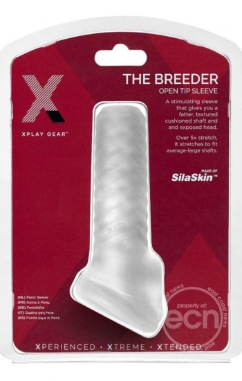 The Xplay Breeder Textured Sleeve Clear The Xplay Breeder Textured Sleeve Clear