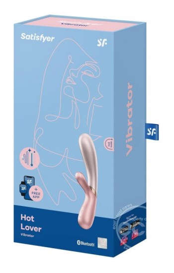 Satisfyer Hot Lover Rechargeable Silicone Warming Dual-Stim Vibrator Pink Satisfyer Hot Lover Rechargeable Silicone Warming Dual-Stim Vibrator Pink