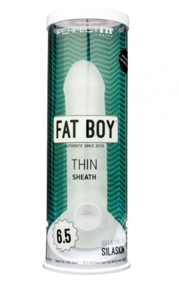 Perfect Fit Fat Boy Thin Sheath 6.5in Clear Perfect Fit Fat Boy Thin Sheath 6.5in Clear