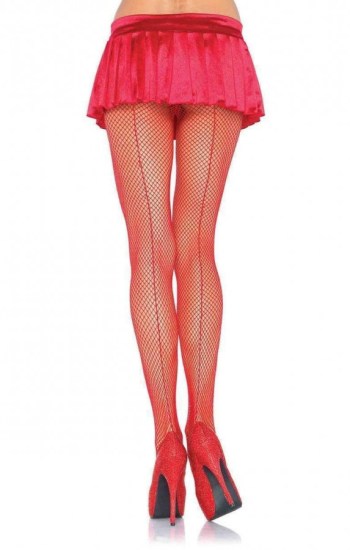Callie Fishnet Tights with Backseam Callie Fishnet Tights with Backseam