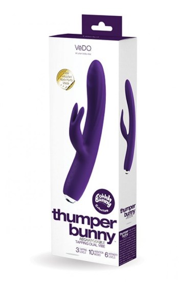 VeDo Thumper Bunny Rechargeable Dual Vibe Deep Purple VeDo Thumper Bunny Rechargeable Dual Vibe Deep Purple
