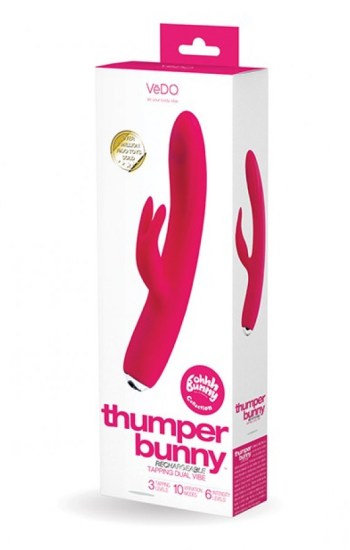 VeDo Thumper Bunny Rechargeable Dual Vibe Pretty in Pink VeDo Thumper Bunny Rechargeable Dual Vibe Pretty in Pink