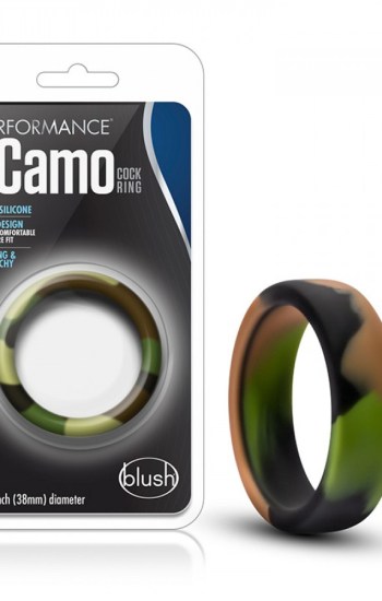 Performance Silicone Camo Cock Ring Green Camoflauge Performance Silicone Camo Cock Ring Green Camoflauge