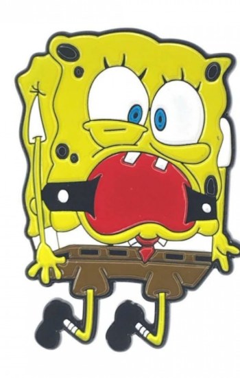 Geeky & Kinky Spongebob Knees Pin Geeky & Kinky Spongebob Knees Pin