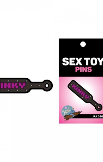 Wood Rocket Kinky Paddle Pin Wood Rocket Kinky Paddle Pin