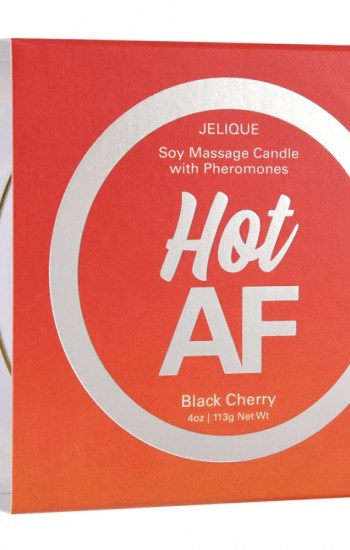 Jelique Pheromone Massage Candle Hot AF Black Cherry 4oz Jelique Pheromone Massage Candle Hot AF Black Cherry 4oz
