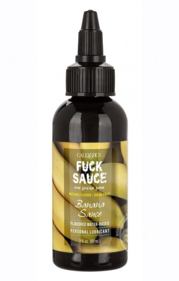 Fuck Sauce Flavored Water Based Personal Lubricant Banana 2oz Fuck Sauce Flavored Water Based Personal Lubricant Banana 2oz